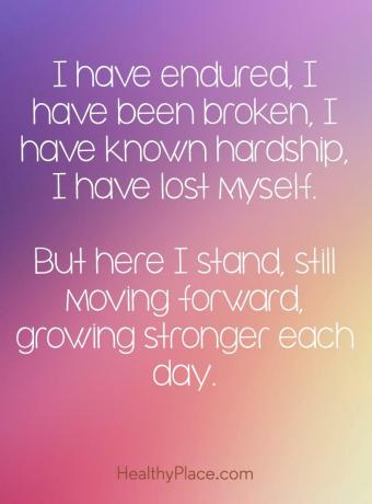 मानसिक स्वास्थ्य पर बोली - मैंने धीरज धर ​​लिया है, मैं टूट गई हूं, मुझे कठिनाई का पता चल गया है, मैंने खुद को खो दिया है। लेकिन यहां मैं खड़ा हूं, अभी भी आगे बढ़ रहा हूं, प्रत्येक दिन मजबूत हो रहा हूं।